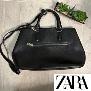 ZARA - Medium crossbody bag (Black & Red)